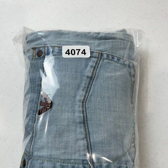 AJ Armani Men's High Rise Straight Leg Denim Jeans Blue Size 30/30 - Picture 16 of 16